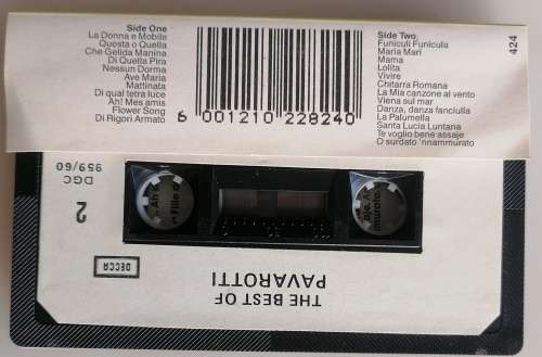 The best of Pavarotti tape