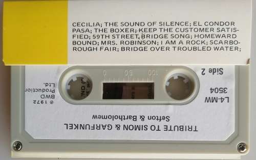 Tribute to Simon and Garfunkel tape