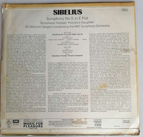 Sibelius symphony no 5 lp