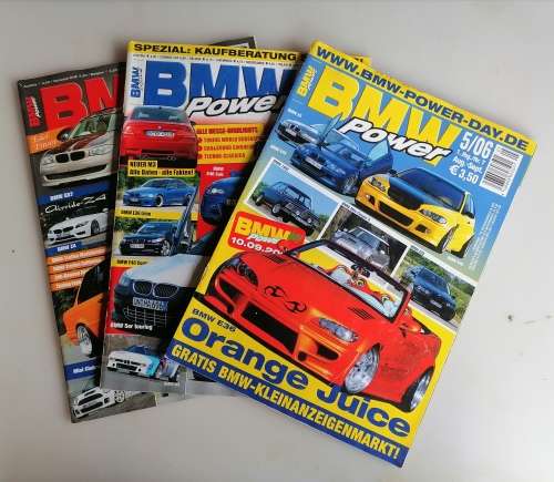 3 x BMW power magazines