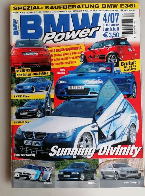 3 x BMW power magazines