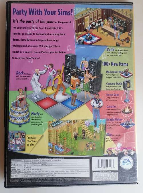 The Sims House party expansion pack PC
