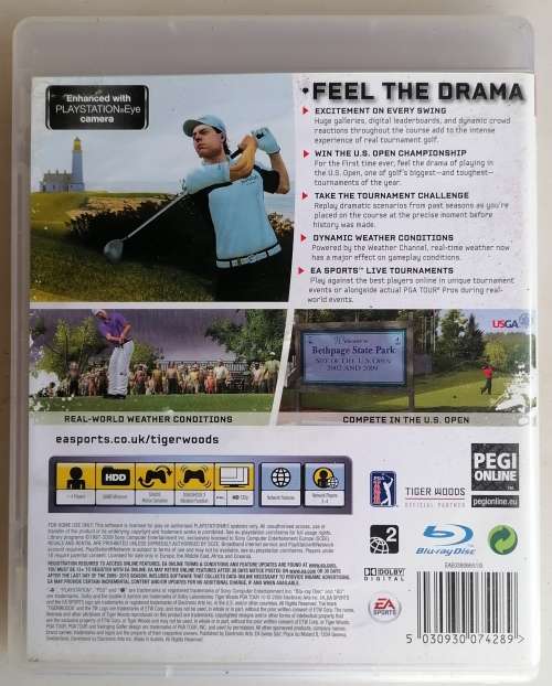 Tiger Woods PGA tour 10 PS3