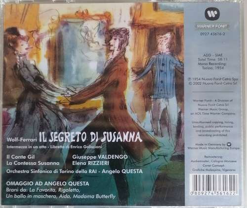 Il Segreto Di Susanna cd