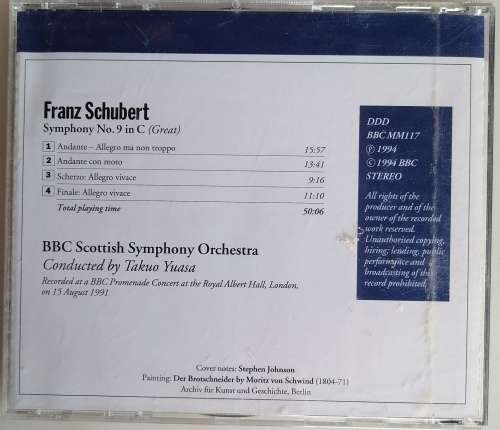 Schubert Symphony no 9 in C cd