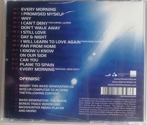 Basshunter - Bass generation cd