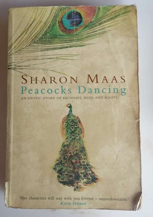 Peacocks dancing by Sharon Maas