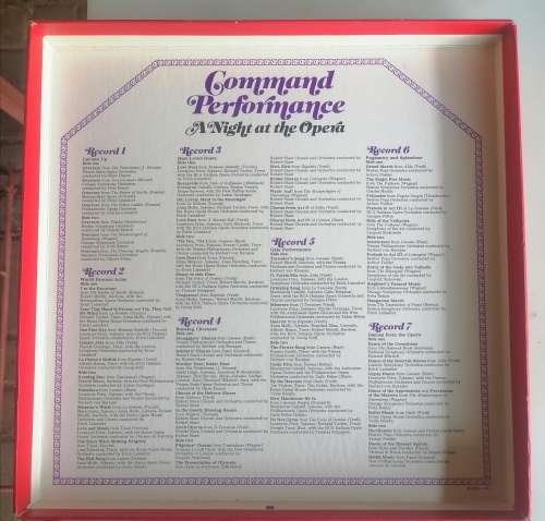 Command performance 7lp box set *1 lp missing*