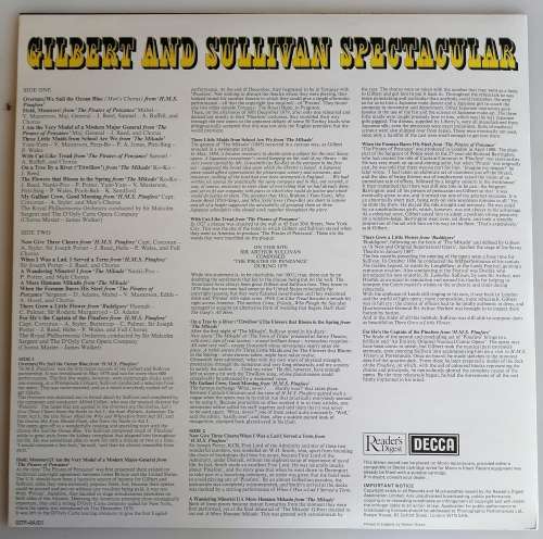 Gilbert and Sullivan spectacular lp