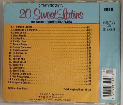 20 Sweet Latins cd