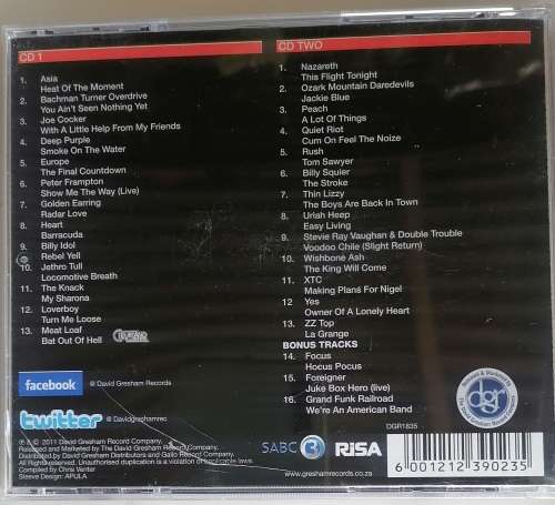 A to Z of classic rock 2cd