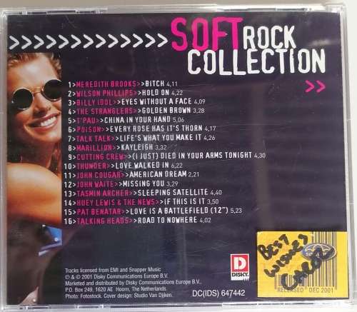 Soft rock collection cd