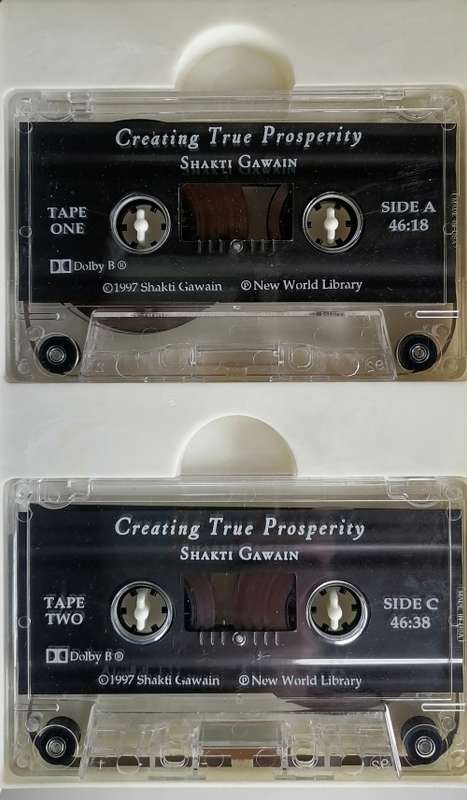 Creating true prosperity by Shakti Gawain - Audiobook on tapes.