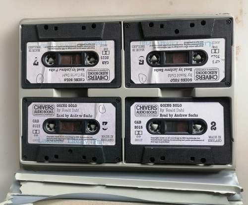 Going solo by Roald Dahl - Audiobook on tapes