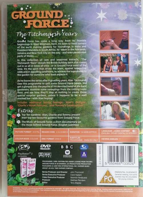 Ground force The Titchmarsh years dvd