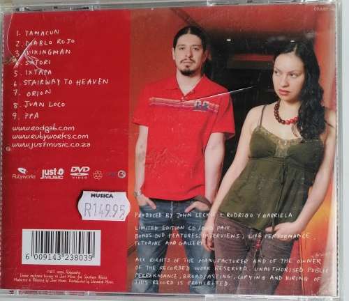 Rodrigo y Gabriela cd