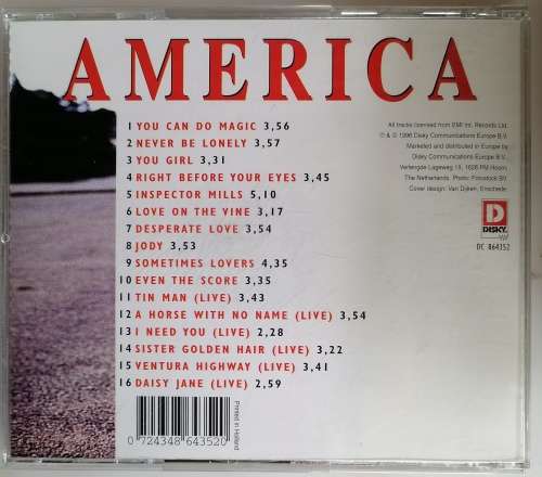 America - You can do magic cd