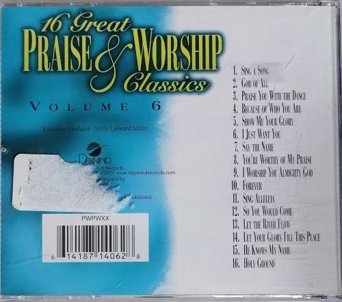 16 Great praise and worship classics volume 6 (cd)