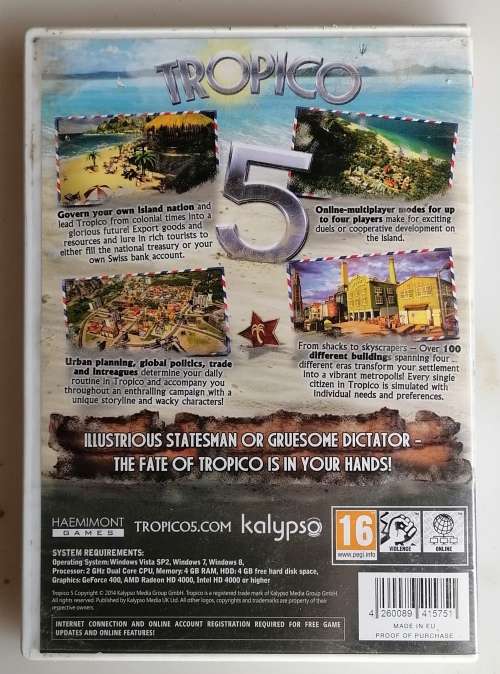 Tropico 5 PC Limited special edition