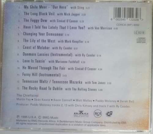 The Chieftains - The long black veil cd
