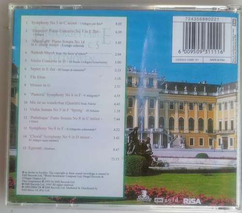 Beethoven - Unforgettable classics cd