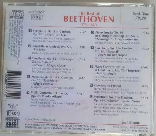 The best of Beethoven cd