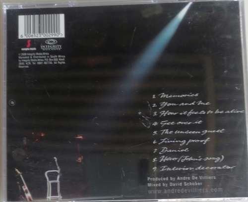 Andre de Villiers - Personal cd