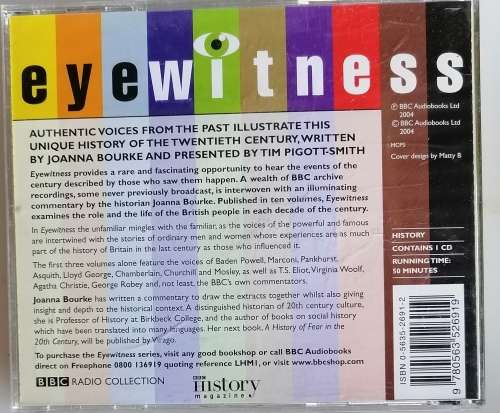 Eyewitness audio cd (1 loose cd)