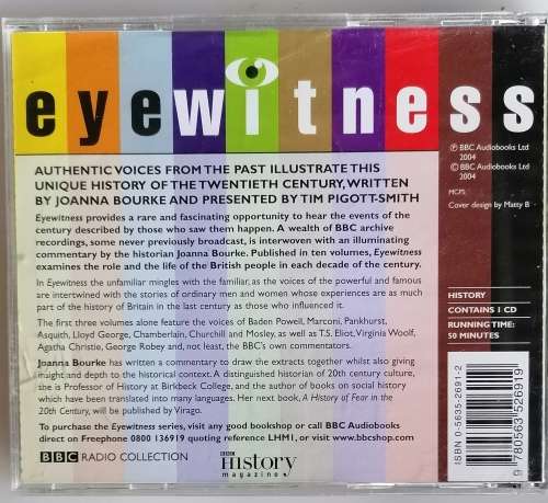 Eyewitness audio cd (1 loose cd)