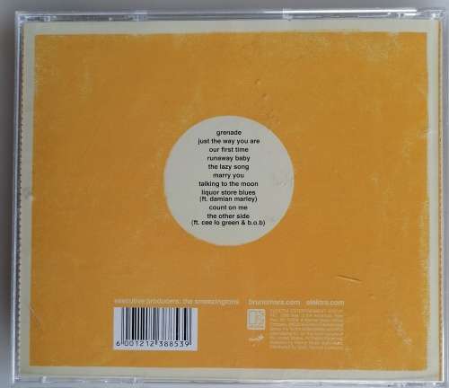 Bruno Mars - Doo-wops and hooligans cd