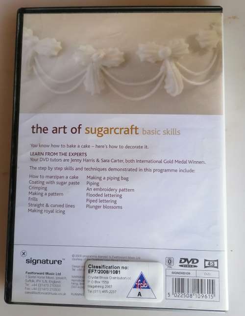 The art of sugarcraft dvd
