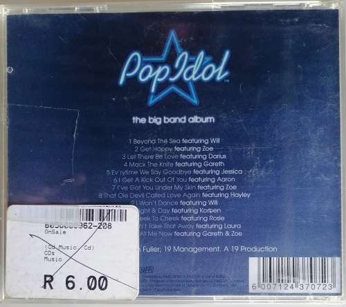 Pop Idol - The big band album cd