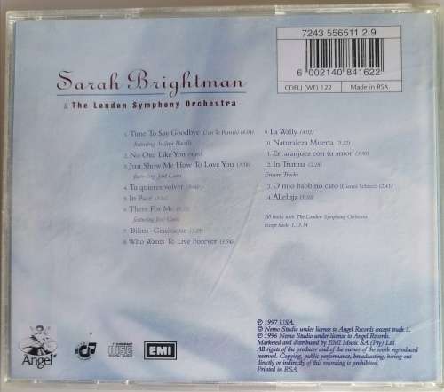 Sarah Brightman - Time to say goodbye cd