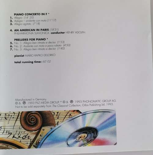 Gershwin - Modern masterpieces cd