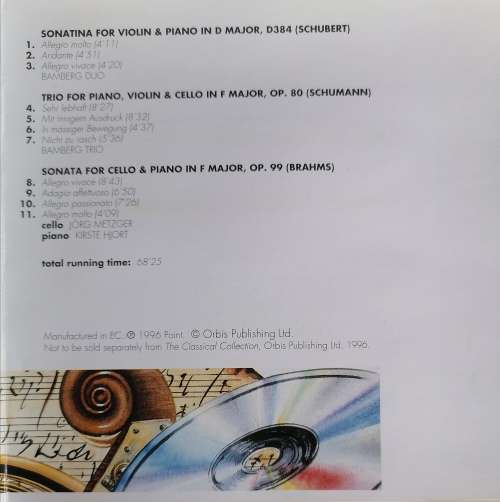 Romantic chamber music - Lyrical masterworks cd