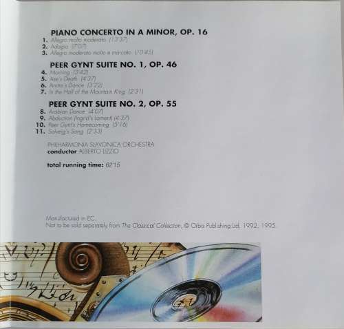 Grieg - The spirit of Norway cd
