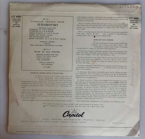 Familiar themes from Tchaikovsky LP