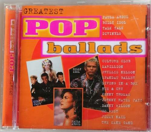 Greatest pop ballads cd