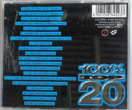 100% Top 20 cd