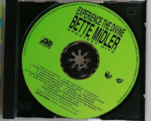 Bette Midler - Experience the divine cd