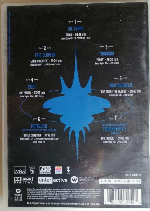 Music dvd video sampler