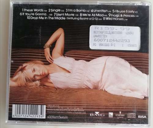 Natasha Bedingfield - Unwritten cd