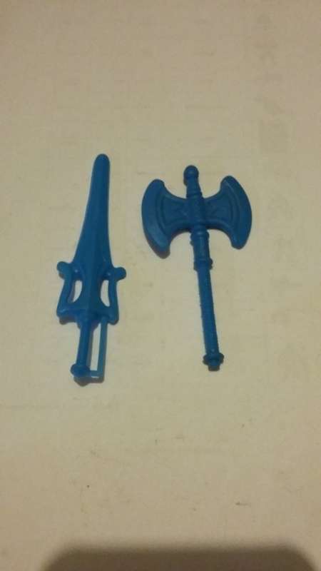 Blue weapons