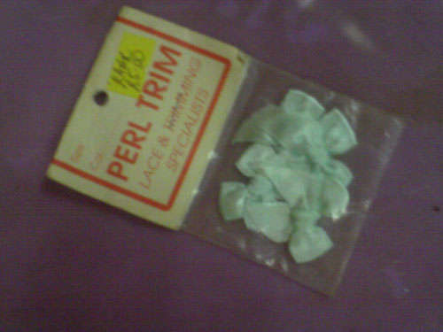Mint green small bows- Pack