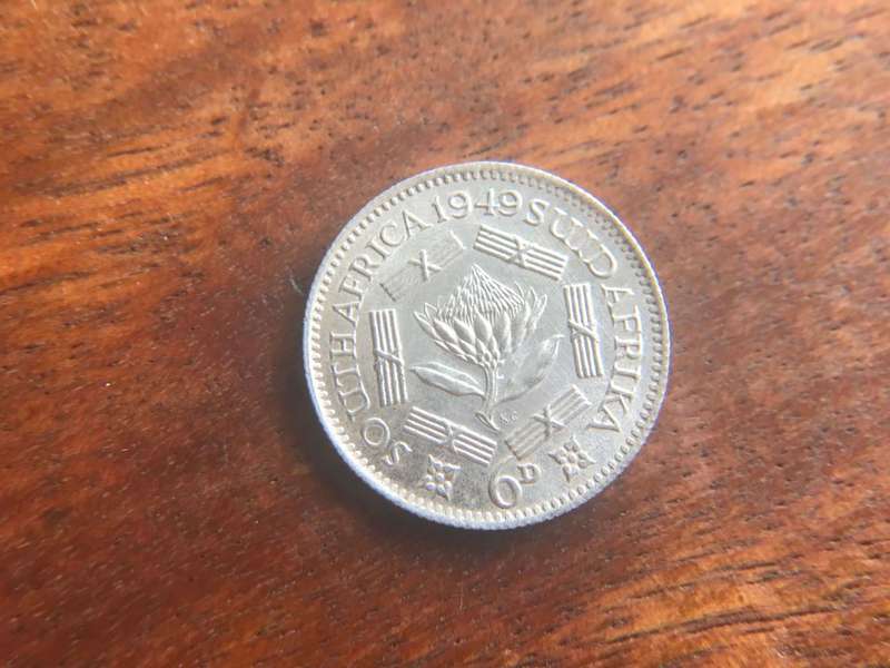 1949 | 6 Pence | 6D | Mint state or close