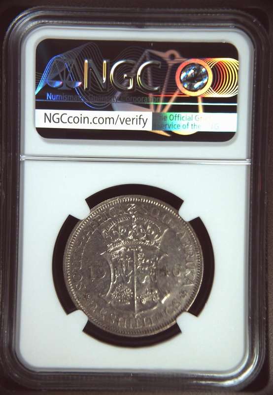 1946 | Half Crown | 2.5S | NGC AU DETAILS | Only 11388 minted