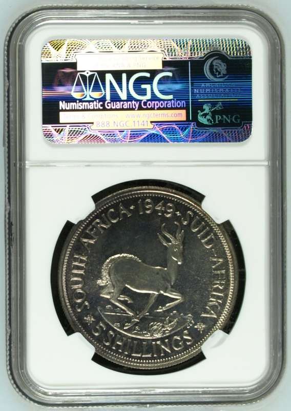 1949 | 5 Shillings | 5S | NGC PF66