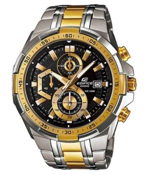 CASIO EDIFICE TWO TONED MENS WATCH - BARGAIN