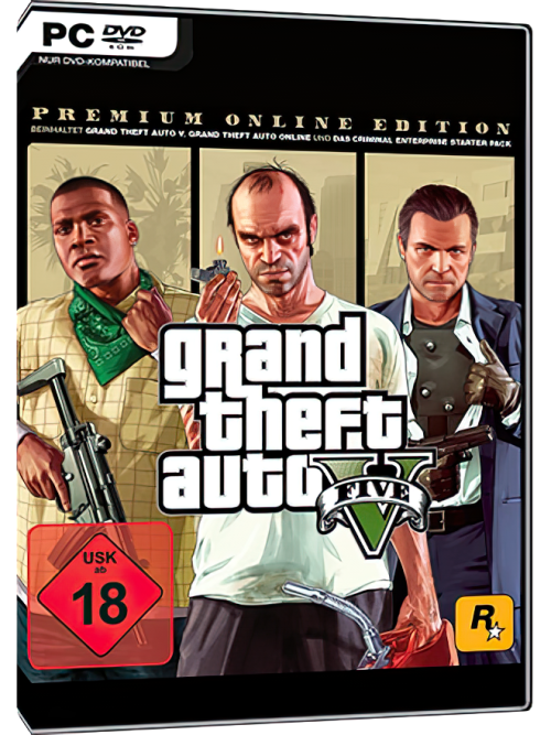 GRAND THEFT AUTO V: GTA 5 PREMIUM ONLINE EDITION - PC KEY
