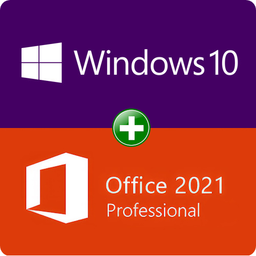 Microsoft Office 2021 Professional + Windows 10 Professional